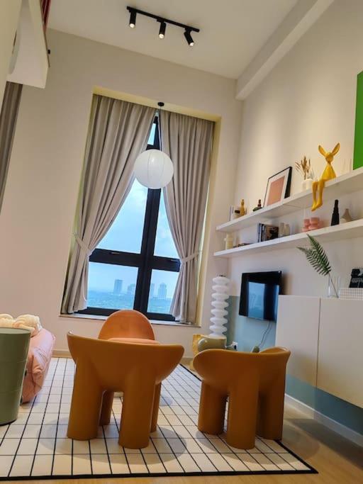 Apartment Dopamine Decor Loft Design Sunway Grid 4-6Pax Netflix *