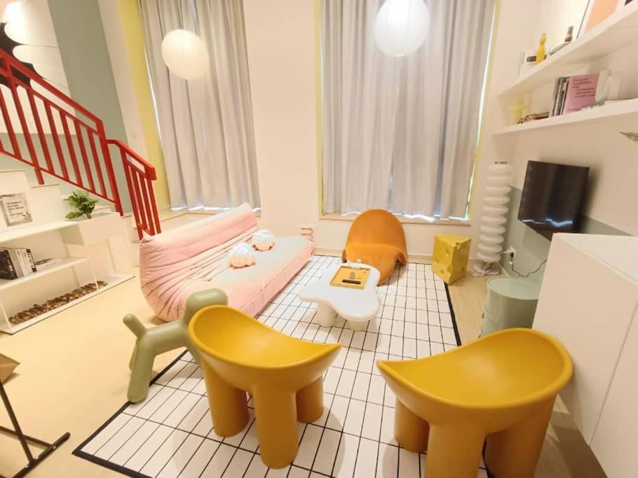 Dopamine Decor Loft Design Sunway Grid 4-6Pax Netflix Kampong Pendas
