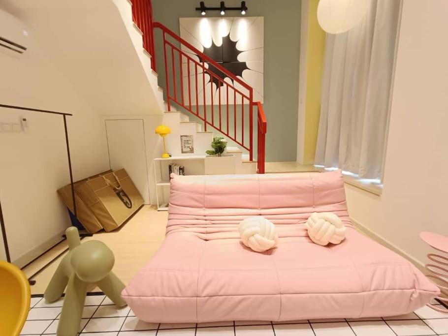 Apartment Dopamine Decor Loft Design Sunway Grid 4-6Pax Netflix *